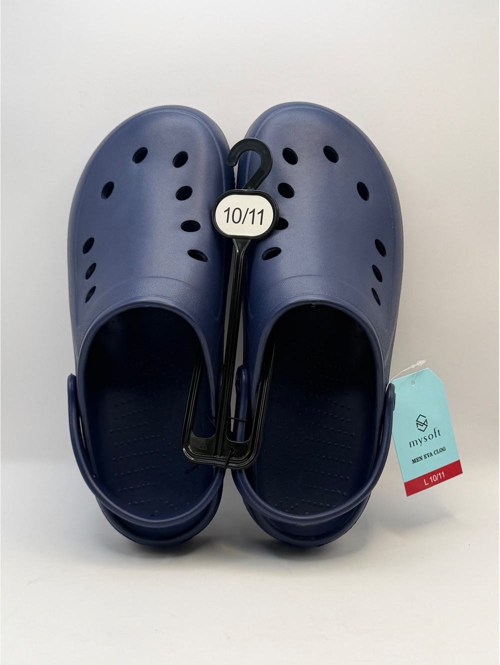 Navy clogs